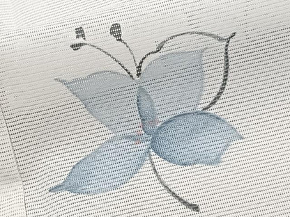 平和屋着物＊夏物　小紋　絽　草花文　洗える着物　CABJ4360xi
