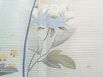 平和屋着物＊夏物　訪問着　絽　友禅　草花文　洗える着物　CABJ4371xi