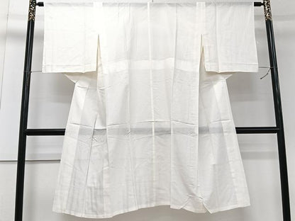 平和屋着物＊夏物　長襦袢　絽　白練色　正絹　逸品　CABJ4377xi