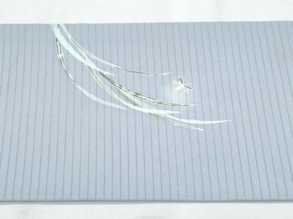 平和屋着物＊夏物　塩瀬　九寸名古屋帯　友禅　作家物　蛍　正絹　逸品　CABJ4406fb