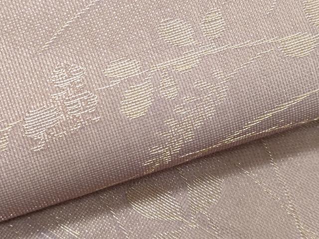 平和屋着物＊夏物　九寸名古屋帯　萩　金銀糸　正絹　逸品　CABJ4412fb