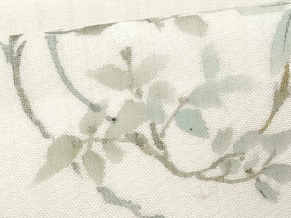 平和屋着物＊夏物　九寸名古屋帯　手描き　枝花文　正絹　逸品　CABJ4413fb