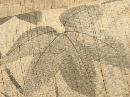平和屋着物＊夏物　九寸名古屋帯　作家物　手描き　枝花文　麻　逸品　CABJ4416fb