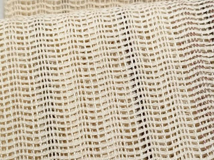 平和屋着物＊夏物　両面　半幅帯　間道　絹麻　逸品　CABJ4430fb