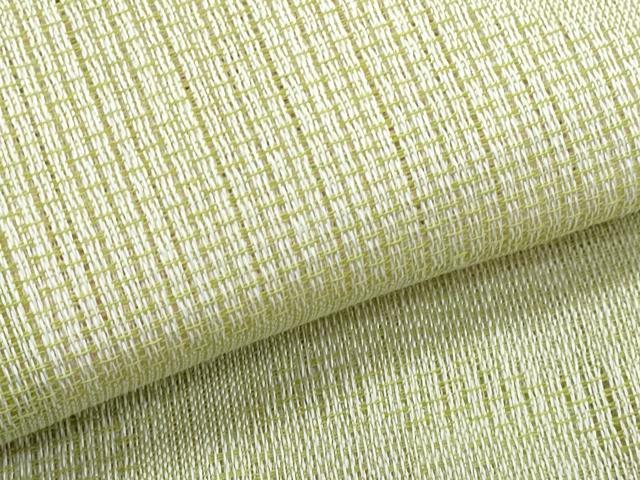 平和屋着物＊夏物　両面　半幅帯　芝文　やまと誂製　麻　逸品　CABJ4433fb