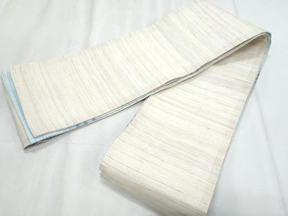 平和屋着物＊夏物　両面　半幅帯　横段文　麻　逸品　CABJ4445fb