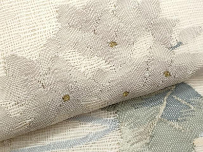 平和屋着物＊夏物　ワンタッチつけ帯　すくい織　枝花文　正絹　逸品　CABJ4450fb