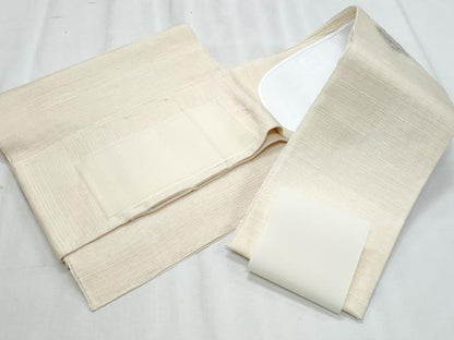 平和屋着物＊夏物　ワンタッチつけ帯　すくい織　枝花文　正絹　逸品　CABJ4450fb