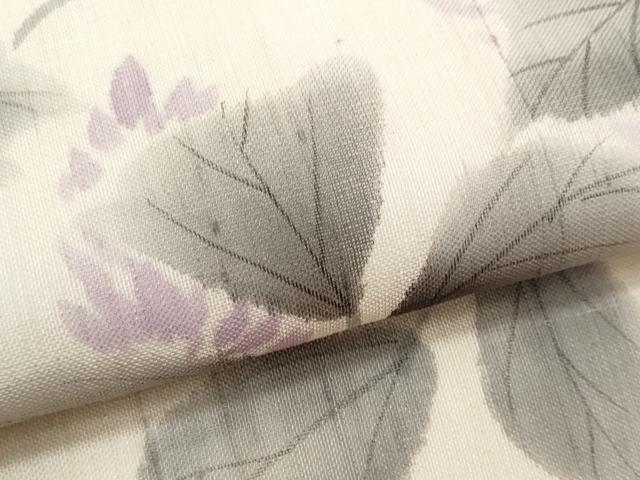 平和屋着物＊夏物　九寸名古屋帯　作家物　手描き　枝花文　正絹　逸品　CABJ4454fb