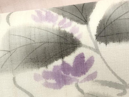 平和屋着物＊夏物　九寸名古屋帯　作家物　手描き　枝花文　正絹　逸品　CABJ4454fb
