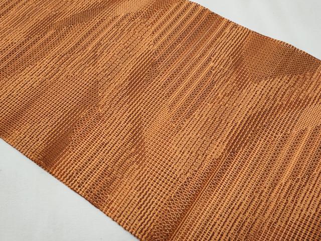 平和屋着物＊夏物　八寸名古屋帯　抽象文様　正絹　逸品　CABJ4468fb