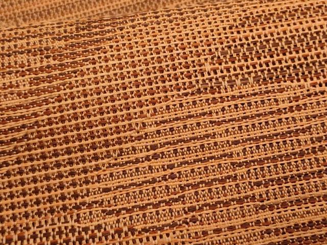平和屋着物＊夏物　八寸名古屋帯　抽象文様　正絹　逸品　CABJ4468fb