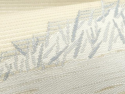 平和屋着物＊夏物　九寸名古屋帯　筏人物文　銀糸　正絹　逸品　CABJ4479fb