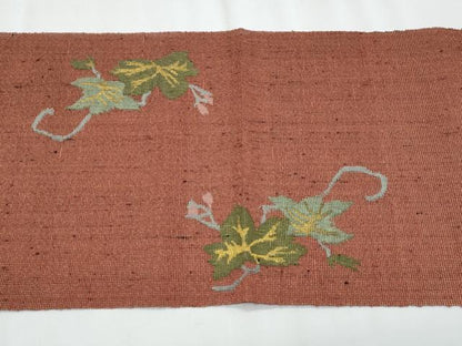 平和屋着物＊夏物　八寸名古屋帯　蔦の葉文　金糸　正絹　逸品　CABJ4483fb