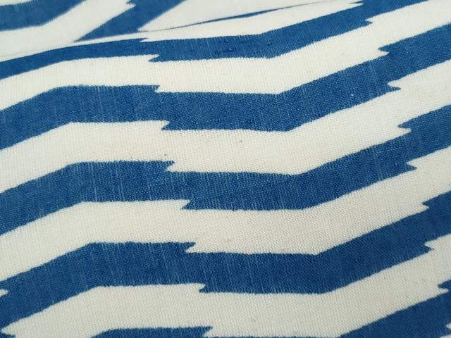 平和屋着物＊夏物　九寸開き名古屋帯　幾何学文様　正絹　逸品　CABJ4534fb
