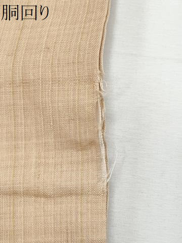 平和屋着物＊夏物　九寸名古屋帯　琉球絣文様　正絹　逸品　CABJ4540fb