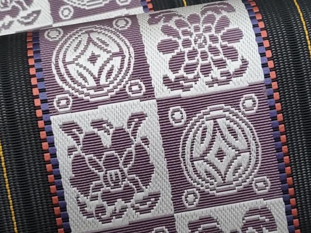 平和屋着物＊夏物　本場筑前博多織　八寸名古屋帯　遠州七宝　正絹　逸品　CABJ4561fb