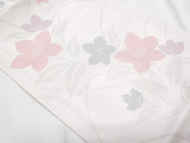 平和屋着物＊夏物　八寸名古屋帯　桔梗　CABJ4566fb