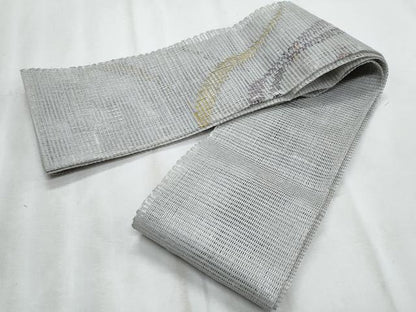平和屋着物＊夏物　半幅帯　抽象文様　正絹　逸品　CABJ4596fb