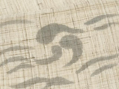 平和屋着物＊夏物　八寸名古屋帯　型染め　麻　逸品　CABJ4602fb
