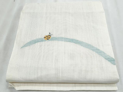 平和屋着物＊夏物　八寸名古屋帯　てんとう虫　正絹　逸品　CABJ4607fb