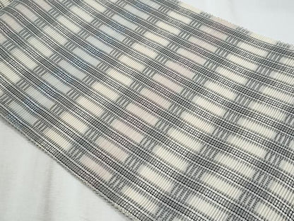 平和屋着物＊夏物　八寸名古屋帯　格子　金銀糸　正絹　逸品　CABJ4609fb