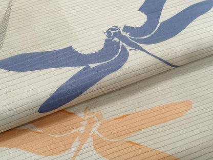 平和屋着物＊夏物　アンティーク　大正ロマン　九寸名古屋帯　刺繍　トンボ　正絹　逸品　CABJ4617fb