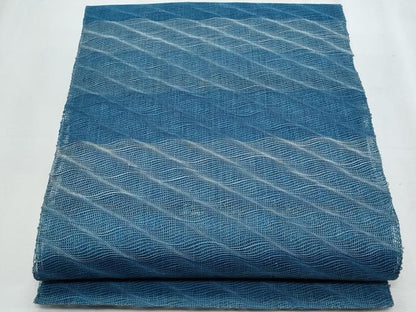平和屋着物＊夏物　八寸名古屋帯　よろけ縞　正絹　逸品　CABJ4625fb