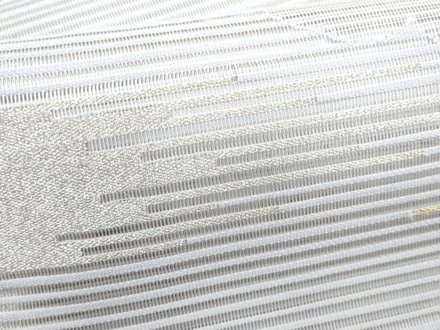 平和屋着物＊夏物　八寸名古屋帯　絽綴れ　雲取り　金銀糸　正絹　逸品　CABJ4672fb