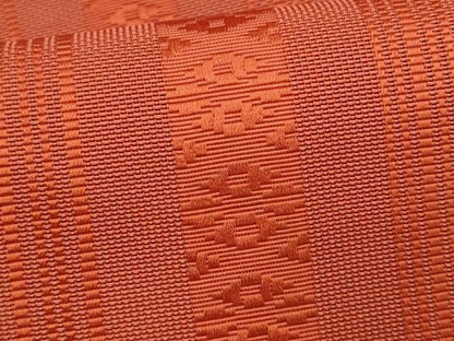 平和屋着物＊夏物　本場筑前博多織　八寸名古屋帯　樺色　正絹　逸品　CABJ4684fb