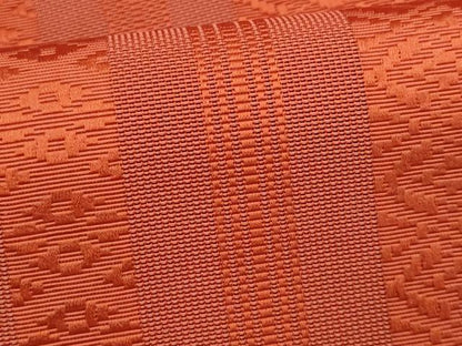 平和屋着物＊夏物　本場筑前博多織　八寸名古屋帯　樺色　正絹　逸品　CABJ4684fb
