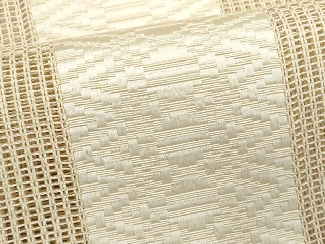平和屋着物＊夏物　本場筑前博多織　八寸名古屋帯　羅献上　証紙付き　正絹　逸品　CABJ4691fb