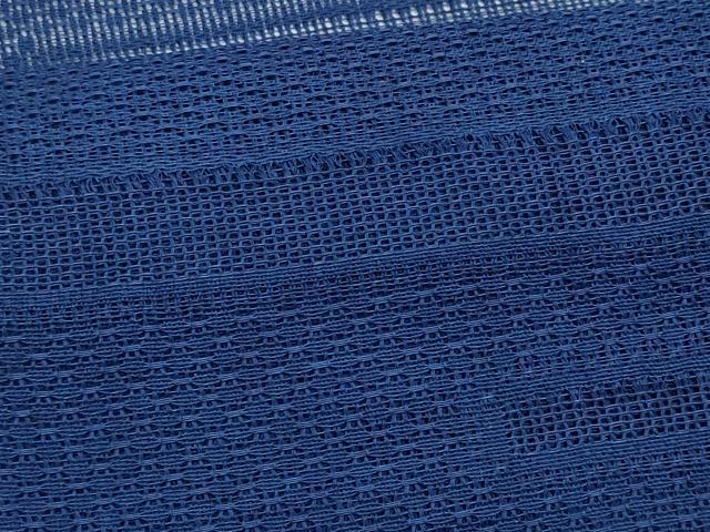 平和屋着物＊夏物　八寸名古屋帯　霞文　色無地　紺色　正絹　逸品　CABJ4693fb