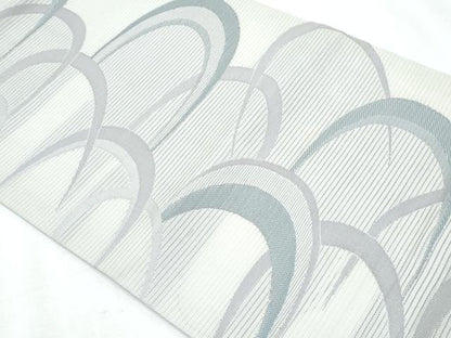 平和屋着物＊夏物　九寸開き名古屋帯　抽象文様　正絹　逸品　CABJ4720fb