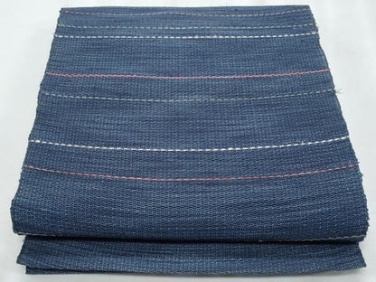 平和屋着物＊夏物　八寸名古屋帯　横段文　正絹　逸品　CABJ4721fb