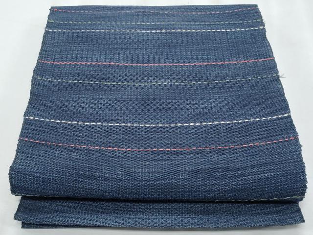 平和屋着物＊夏物　八寸名古屋帯　横段文　正絹　逸品　CABJ4721fb