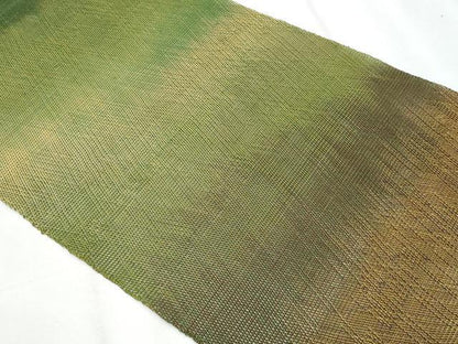 平和屋着物＊夏物　八寸名古屋帯　霞文　正絹　逸品　CABJ4726fb