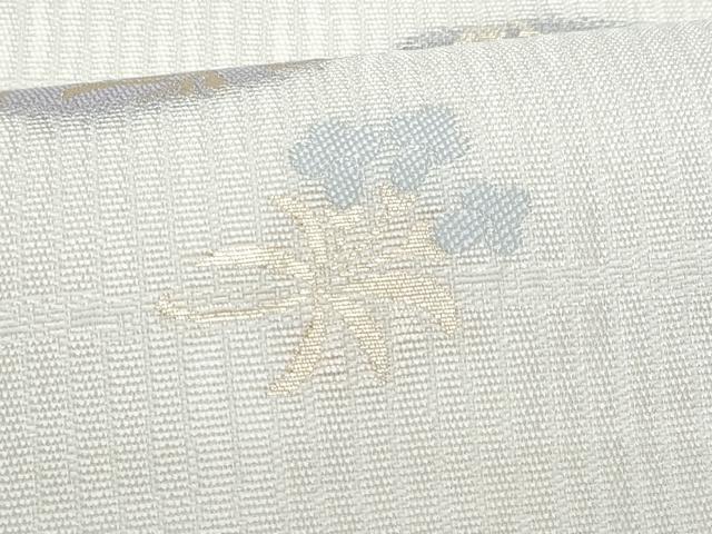 平和屋着物＊夏物　九寸名古屋帯　花丸文　金銀糸　正絹　逸品　CABJ4734fb