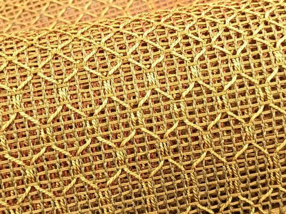 平和屋着物＊夏物　八寸名古屋帯　羅　幾何学文様　正絹　逸品　CABJ4741fb