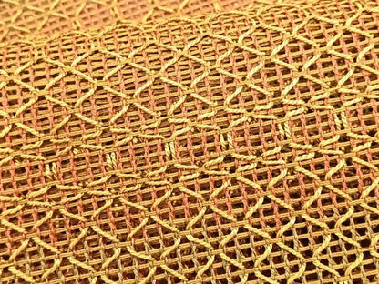 平和屋着物＊夏物　八寸名古屋帯　羅　幾何学文様　正絹　逸品　CABJ4741fb