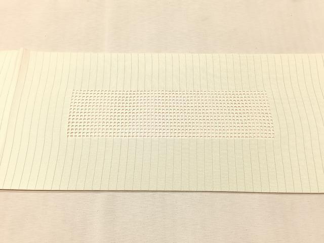 平和屋着物＊夏物　絽塩瀬　九寸名古屋帯　幾何学文様　正絹　逸品　CABJ4752fb