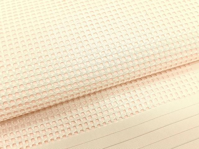 平和屋着物＊夏物　絽塩瀬　九寸名古屋帯　幾何学文様　正絹　逸品　CABJ4752fb