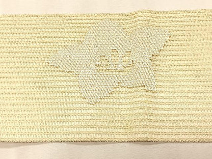 平和屋着物＊夏物　九寸名古屋帯　桔梗文　正絹　逸品　CABJ4759fb