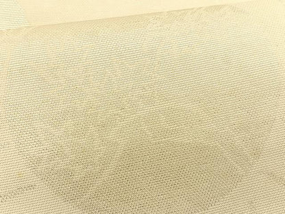 平和屋着物＊夏物　九寸名古屋帯　駒刺繍　枝楓萩丸文　金銀糸　正絹　逸品　CABJ4777fb