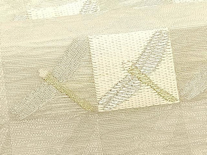 平和屋着物＊夏物　九寸名古屋帯　トンボ　金銀糸　正絹　逸品　CABJ4786fb