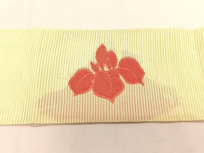 平和屋着物＊夏物　八寸名古屋帯　絽綴れ　杜若　金銀糸　CABJ4799fb