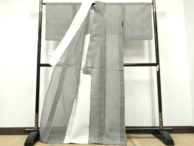 平和屋着物＊夏物　本場琉球絣　夏琉球　ヤシラミ織　野原広光作　証紙付き　正絹　逸品　CABJ4806hy