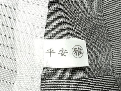 平和屋着物＊夏物　本場琉球絣　夏琉球　ヤシラミ織　野原広光作　証紙付き　正絹　逸品　CABJ4806hy