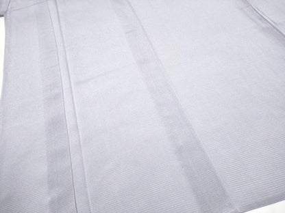 平和屋着物＊夏物　色無地　絽縮緬　藤色　正絹　逸品　CABJ4809hy