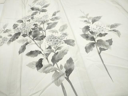 平和屋着物＊夏物　訪問着　絽　手描き　紫陽花　正絹　逸品　CABJ4811hy